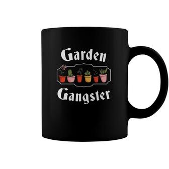 Garden Gangster Gardening Plant Lover Succulent Cactus Lady Coffee Mug | Mazezy
