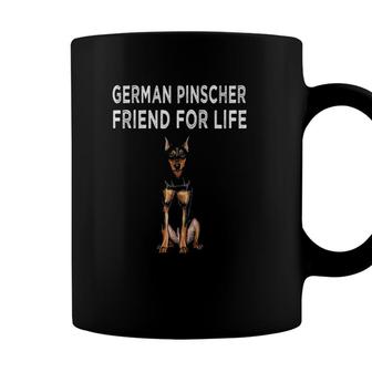 German Pinscher Friend For Life Dog Friendship Coffee Mug - Seseable