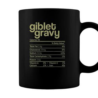 Giblet Gravy Nutrition Facts Funny Thanksgiving Christmas Coffee Mug - Seseable