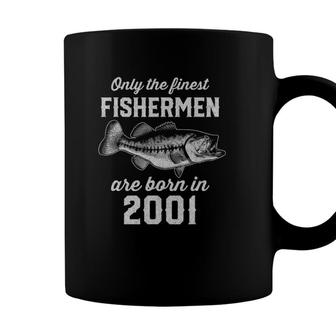 Gift For 20 Years Old Fishing Fisherman 2001 20Th Birthday Coffee Mug - Seseable