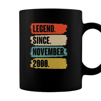 Gift For 22 Years Old Legend Since November 2000 Birthday Coffee Mug | Seseable UK