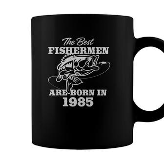 Gift For 36 Years Old Fishing Fisherman 1985 36Th Birthday Vintage Coffee Mug - Seseable