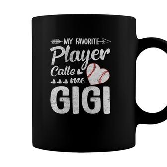 Gigi Baseball My Favorite Player Calls Me Gigi Coffee Mug - Seseable