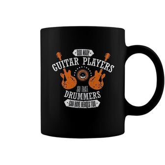 God Made Guitar Players Design 2022 Gift Coffee Mug - Seseable