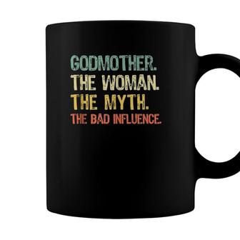 Godmother Woman Myth Bad Influence Retro Gift Mothers Day Coffee Mug | Seseable CA