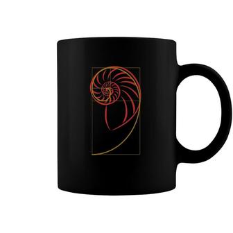 Golden Ratio Spiral Math Lover Gift Coffee Mug | Mazezy