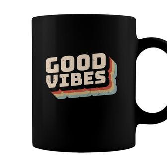 Good Vibes Vintage Great 80S 90S Styles Coffee Mug - Seseable