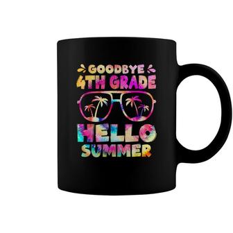 Goodbye 4Th Grade Hello Summer Fourth Grade Graduate Tie Dye Coffee Mug - Seseable