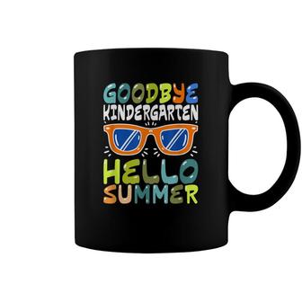 Goodbye Kindergarten Hello Summer Kinder Graduate Kids Coffee Mug - Seseable