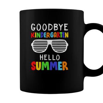 Goodbye Kindergarten Hello Summer Last Day Of School Coffee Mug - Seseable