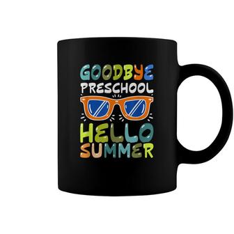 Goodbye Preschool Hello Summer Last Day Of School Boys Kids Coffee Mug - Seseable