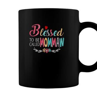 Grandma Tee - Blessed To Be Called Mommaw Colorful Art Coffee Mug - Seseable