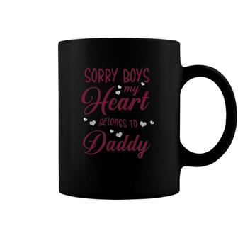 Graphic 365 Sorry Boys My Heart Belongs To Daddy Funny Love Coffee Mug | Mazezy UK