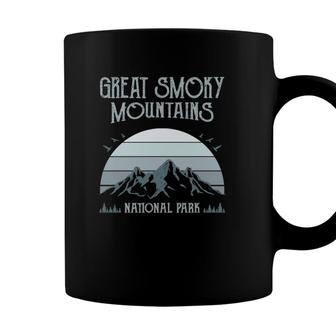 Great Smoky Mountains Vintage National Park Gift Coffee Mug - Seseable
