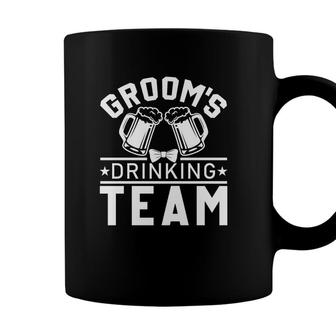 Groom Bachelor Party Grooms Drinking Team Beer Lovers Coffee Mug - Seseable