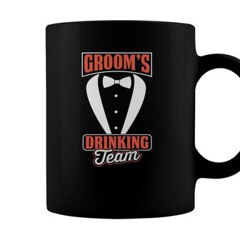 Groom Bachelor Party Grooms Drinking Team Funny Coffee Mug - Seseable