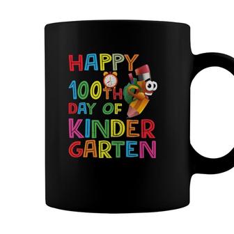 Happy 100 Days Kindergarten School Teacher Student 100Th Day Coffee Mug - Seseable