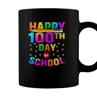 Happy 100 Days Of School Teacher Student 100Th Day Coffee Mug - Seseable