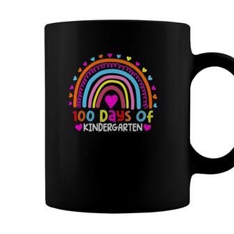 Happy 100Th Day Of Kindergarten School Teacher Student Kids Coffee Mug - Seseable