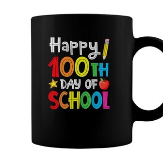 Happy 100Th Day Of School Teacher Student Boys Girls Kids Coffee Mug - Seseable