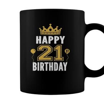 Happy 21St Birthday Idea For 21 Years Old Man And Woman Coffee Mug - Seseable