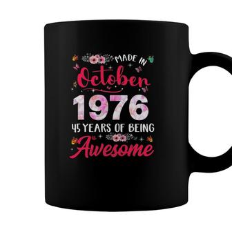 Happy 45Th Birthday Made In October 1976 45 Years Old Coffee Mug - Seseable