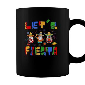 Happy Cinco De Mayo Lets Fiesta Mexican Party Coffee Mug - Seseable