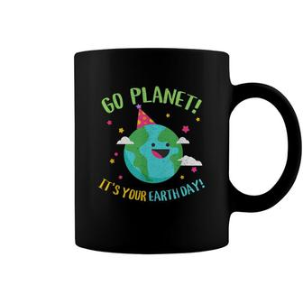 Happy Earth Day Go Planet Funny Science Teacher Recycle Coffee Mug - Seseable