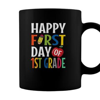 Happy First Day Of 1St Grade School Teacher Student Coffee Mug - Seseable