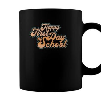 Happy First Day Of School Teacher Students Group Matching Coffee Mug - Seseable
