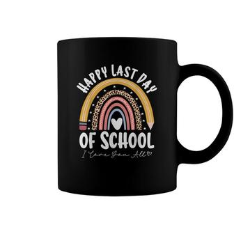 Happy Last Day Of School Cool Teacher Student Graduation Coffee Mug | Mazezy