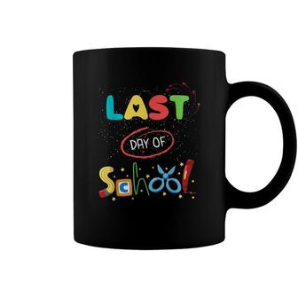 Happy Last Day Of School Kids Teacher Student Graduation Coffee Mug - Seseable