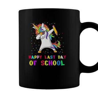 Happy Last Day Of School Teacher Student Grad Unicorn Coffee Mug - Seseable