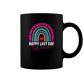 Happy Last Day Of School Teacher Student Graduation Rainbow 2022 Coffee Mug - Seseable