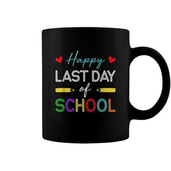 Happy Last Day Of School Teacher Student Summer Break Coffee Mug - Seseable