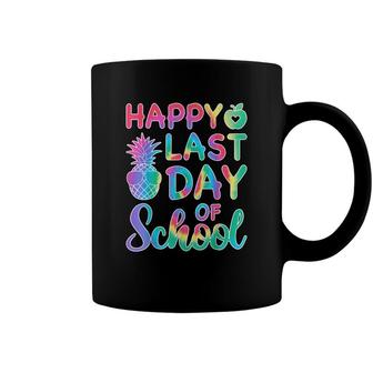 Happy Last Day Of School Tie Dye Cool Teacher Hello Summer Coffee Mug - Seseable