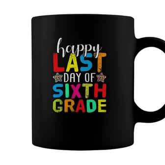 Happy Last Day Of Sixth Grade Teacher And Student Leopard Coffee Mug - Seseable