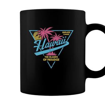 Hawaii 80S 90S Retro Style Endless Summer The Island Of Paradise Coffee Mug - Seseable
