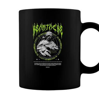 Heartache Lovesickness Greek - Sad Aesthetic Edgy Streetwear Coffee Mug - Seseable