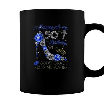 Heels 50Th Birthday Squad Stepping Into 50 Years Old Coffee Mug - Seseable