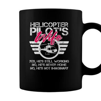 Helicopter Pilot Wife Funny Gift Ems Military Spouse Gift Coffee Mug - Seseable