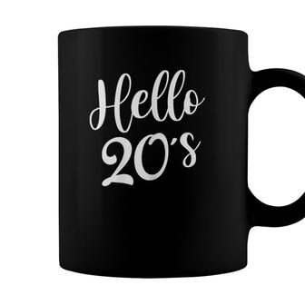 Hello 20S Womens 20 Years Old 20Th Birthday Gift Bday Squad Coffee Mug - Seseable