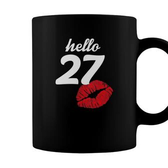 Hello 27 Years Old Gifts For Womens 27Th Birthday Gifts Coffee Mug - Seseable