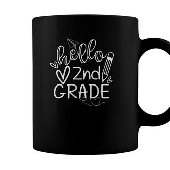 Hello 2Nd Grade Back To School 2Nd Grade Teacher Coffee Mug - Seseable