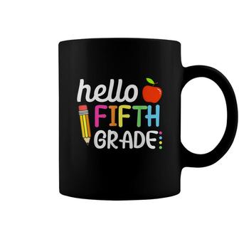 Hello Fifth Grade Team 5Th Grade Back To School Teacher Kids Coffee Mug - Seseable