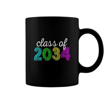 Hello Kindergarten Back To School Class Of 2034 Grow With Me Coffee Mug - Seseable