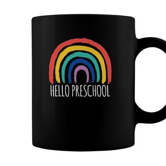 Hello Preschool Teacher Student Kids Coffee Mug - Seseable