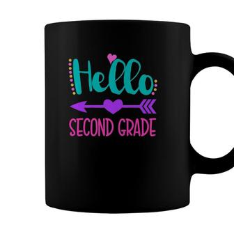 Hello Second Grade 2Nd Grade Teachers Students Gift Coffee Mug - Seseable