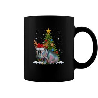 Hippo Fiona Christmas Tree Hippopotamus Coffee Mug | Mazezy