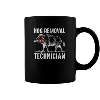 Hog Removal Technician Funny Hunting Hunter Coffee Mug | Mazezy